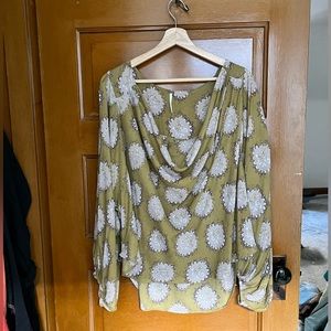 Free People drapey silky top